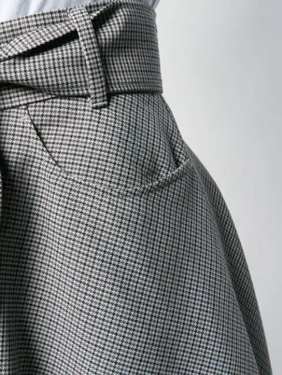 Shop Msgm A-line Midi Skirt In Grey