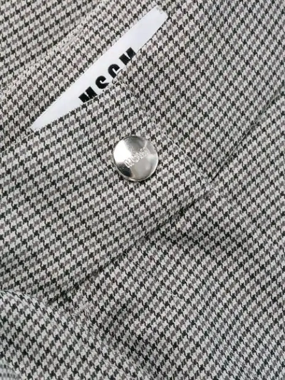 Shop Msgm A-line Midi Skirt In Grey