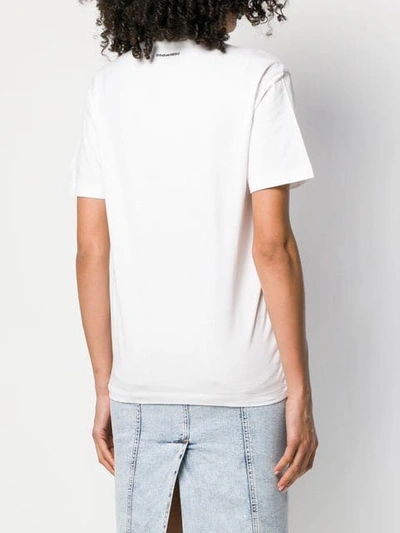 Shop Dsquared2 Canadian Leaf T-shirt In White