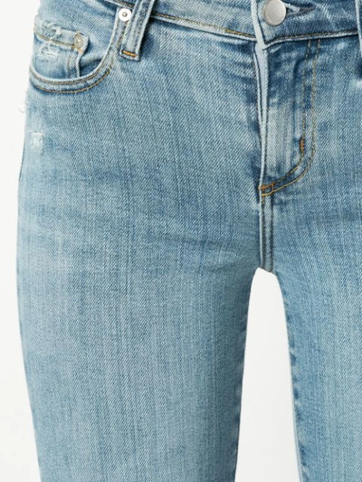 Shop Nobody Denim Geo Ripped Knee Jeans - Blue