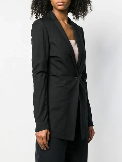 Shop Jacquemus Long Tailored Blazer Jacket In Black