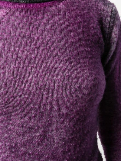 AVANT TOI 罗纹高领毛衣 - 紫色