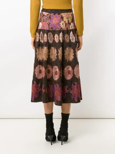 Shop Cecilia Prado Midi Flora Skirt - Multicolour