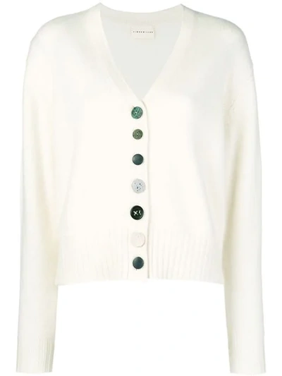 Shop Simon Miller Buttoned Cardigan In White