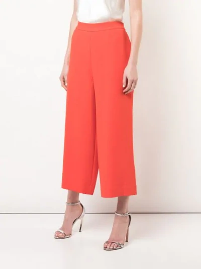 Shop Diane Von Furstenberg Cornelia Culottes In Orange