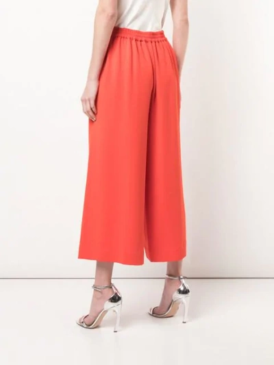Shop Diane Von Furstenberg Cornelia Culottes In Orange