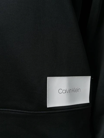 Shop Calvin Klein Lace Collar Sweatshirt In Black