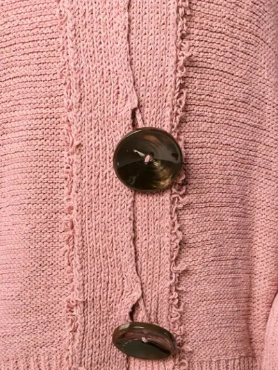Shop Stella Mccartney Hooded Oversized Cardigan In Pink