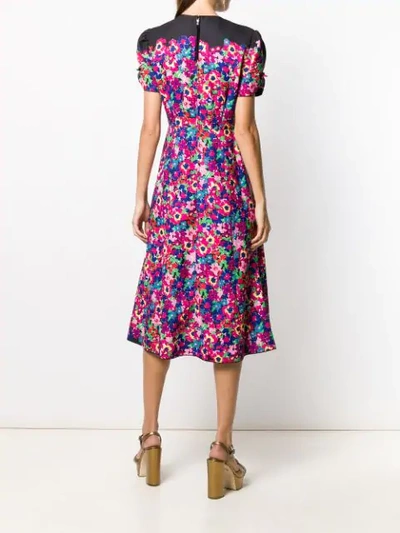 Shop Marc Jacobs Printed Midi Dress In Pink