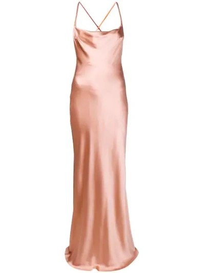 Shop Galvan Whiteley Dress In Pink
