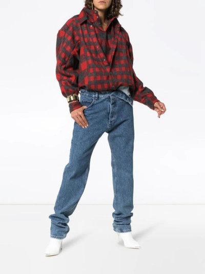 Shop Y/project Y / Project Double Front Lumberjack Shirt - Red