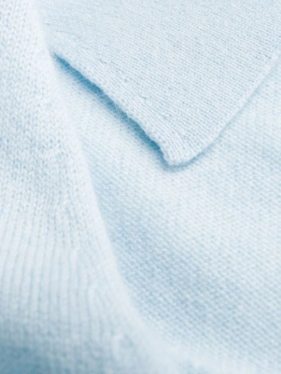 Shop Emilio Pucci Cashmere V-neck Sweater In Blue