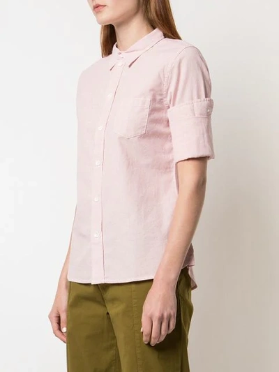 Shop Alex Mill Pinstripe Shirt In Pink