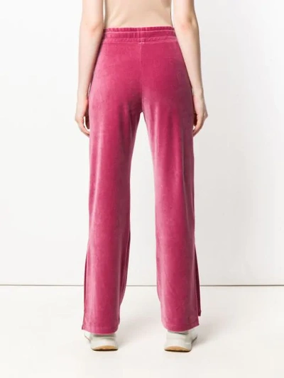 Shop Moncler Brand Track Trousers In Pink