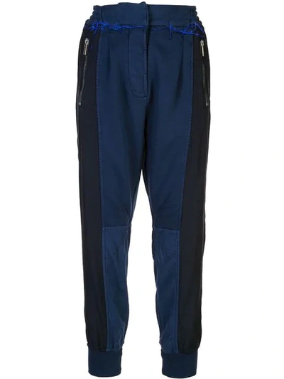 HAIDER ACKERMANN HIGH-WAISTED TRACK PANTS - 黑色