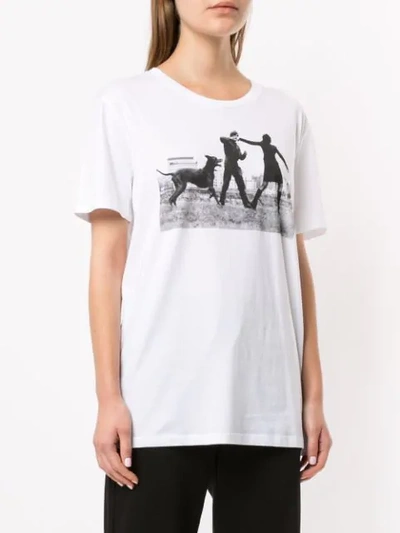 Shop A.f.vandevorst Photographic Print T-shirt In White