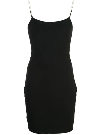 Shop Alexander Wang Fitted Mini Dress In Black