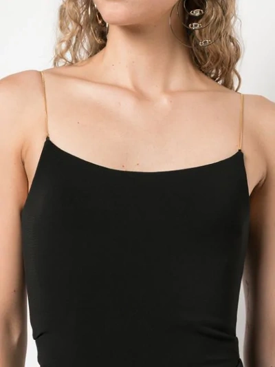 Shop Alexander Wang Fitted Mini Dress In Black