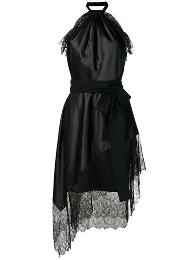 Shop Tom Ford Fitted Lace Dress In Black