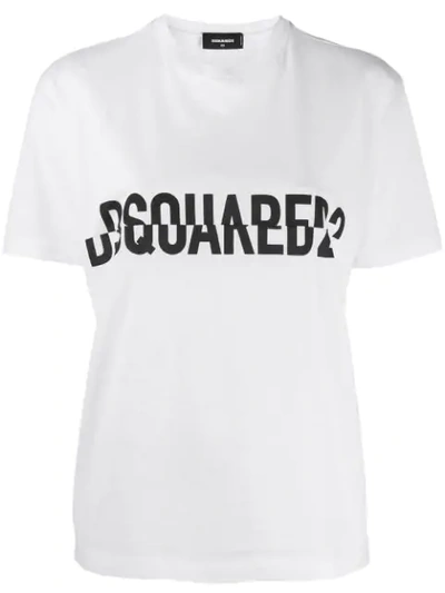 Shop Dsquared2 Logo T-shirt In White