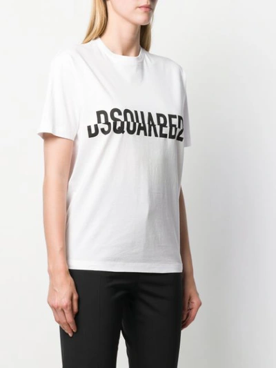 Dsquared2 Logo T-shirt In White