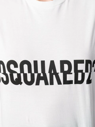 Shop Dsquared2 Logo T-shirt In White