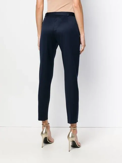 Shop Styland Cigarette Trousers In Blue