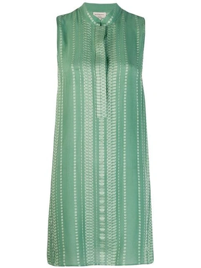 Shop Zeus + Dione Hera Embroidered Mini Dress In Green