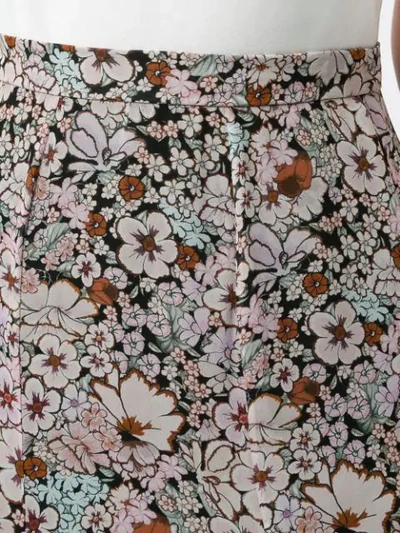 Shop Giambattista Valli Floral Print Skirt In Pink