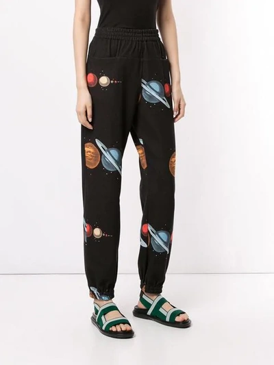 Shop Undercover Planets Sweatpants In Black
