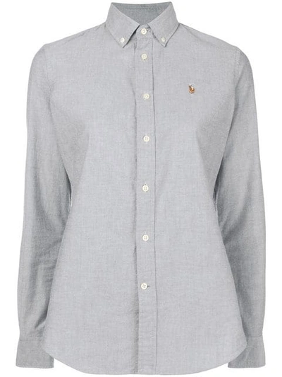 Shop Ralph Lauren Classic Shirt - Grey