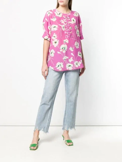 Shop N°21 Floral Blouse In Pink