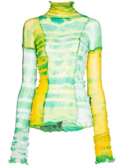 ASAI HOT WOK TIE-DYE TOP - 绿色