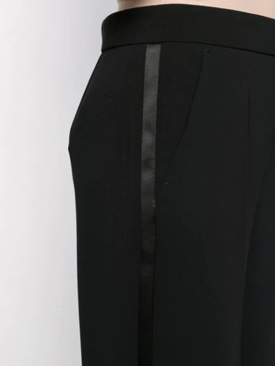 Shop Max Mara Tailored Flared Trousers In Black