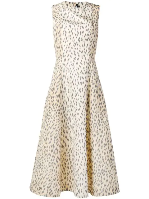 calvin klein animal print dress