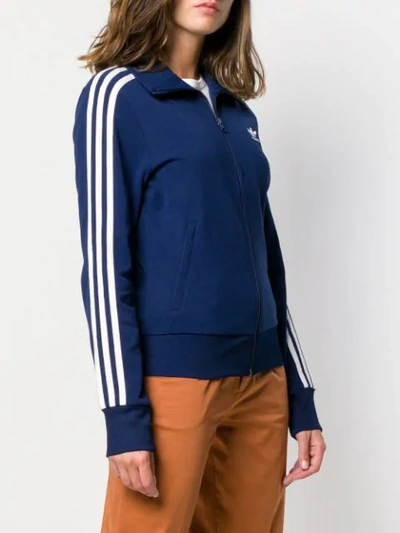 Shop Adidas Originals Adidas 3-stripes Track Jacket - Blue