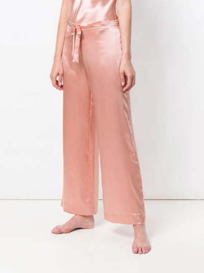 Shop Gilda & Pearl Sophia Pyjama Trousers In Pink