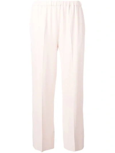 Shop Antonelli Loose Fit Trousers In Neutrals