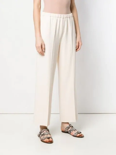 Shop Antonelli Loose Fit Trousers In Neutrals