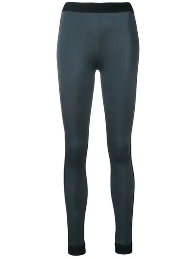 Shop No Ka'oi Mahina Kala Leggings In Grey