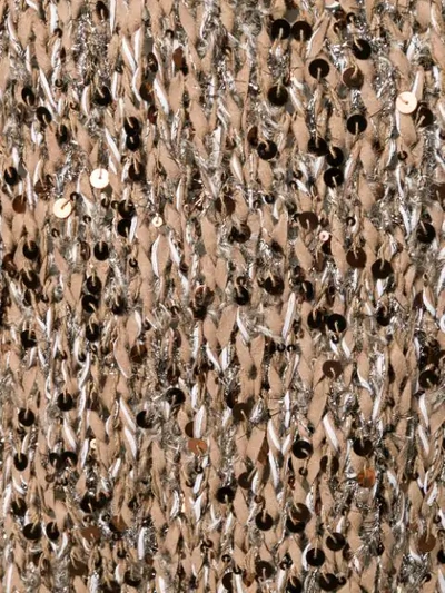 Shop Brunello Cucinelli Textured Knit Cardigan In Brown
