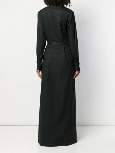 Shop A.f.vandevorst Shirt Maxi Dress - Black