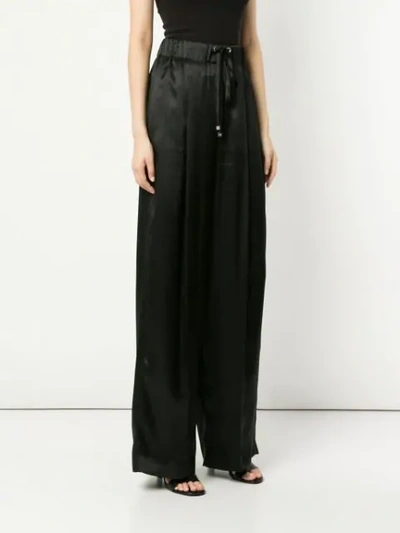 Shop Dsquared2 Wide-leg Trousers In Black