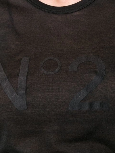Shop N°21 Nº21 Logo Print T-shirt - Black