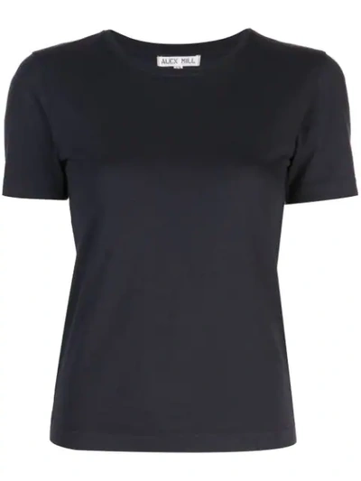 Shop Alex Mill Modal Shrunken T-shirt In Blue