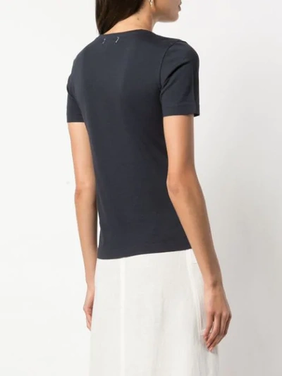 Shop Alex Mill Modal Shrunken T-shirt In Blue