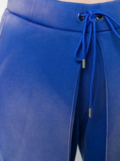 AALTO 褪色效果运动裤 - 蓝色