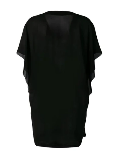 SAINT LAURENT 沙滩罩衫裙 - 黑色