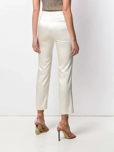 Pre-owned Chanel 2004 Cropped Trousers In Neutrals