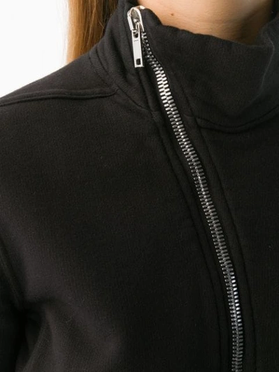Shop Rick Owens Drkshdw Zipped-up Cardigan In Black